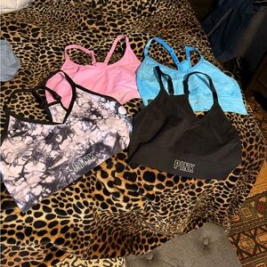 Victoria’s Secret Pink sports bras lot size medium